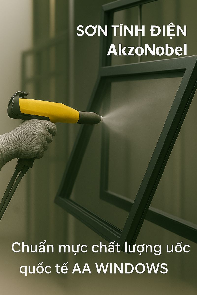 Sơn Tĩnh Điện &ndash; Giải Ph&aacute;p Ho&agrave;n Thiện Bề Mặt Nh&ocirc;m K&iacute;nh Đạt Chuẩn Cao Cấp Cho C&ocirc;ng Tr&igrave;nh Hiện Đại